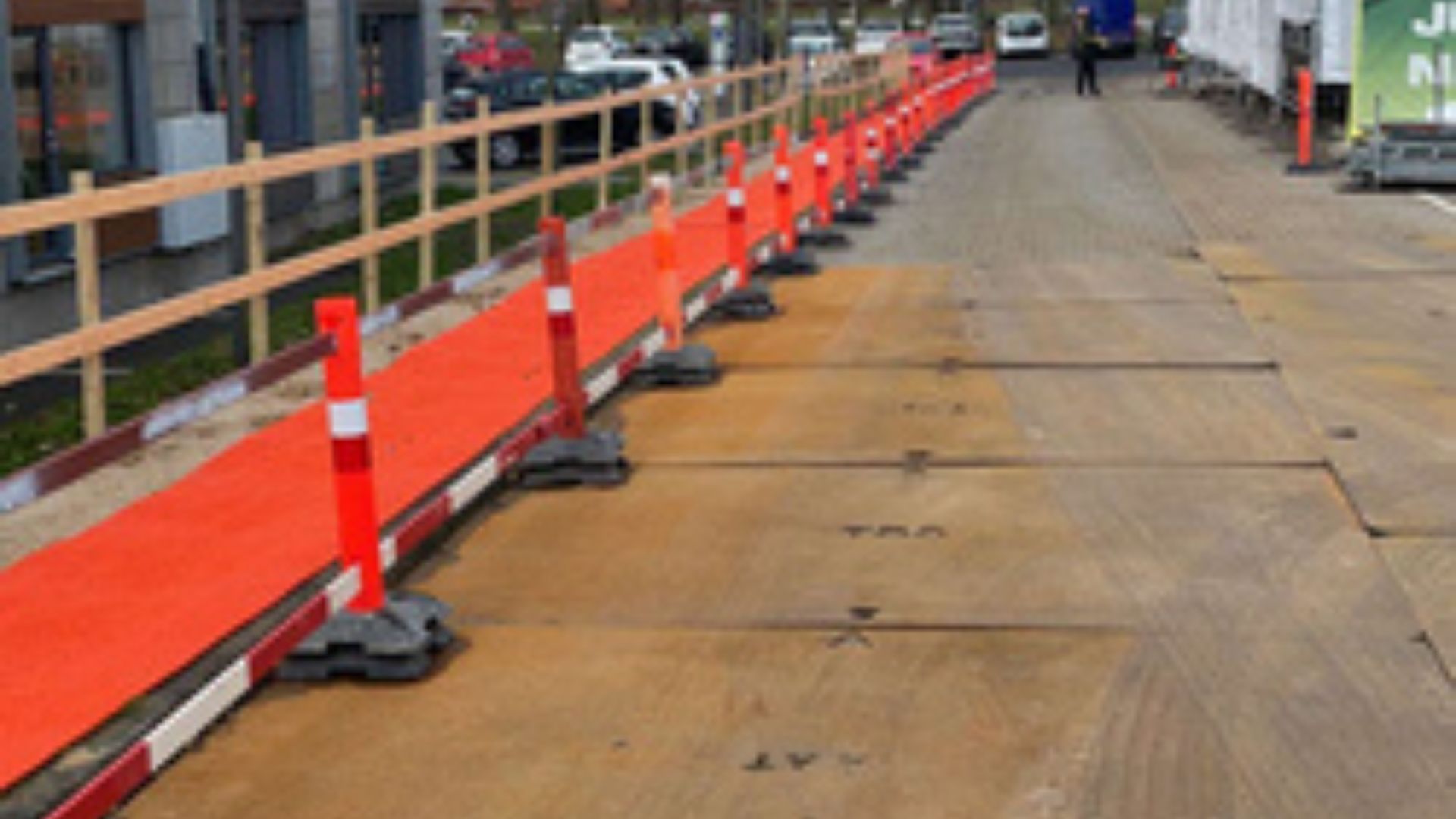 Walkwaymats - Afdækning af gangveje på byggepladser